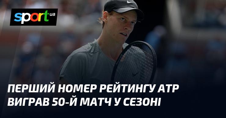 Лідер світового рейтингу ATP здобув свою 50-ту перемогу в цьому сезоні.